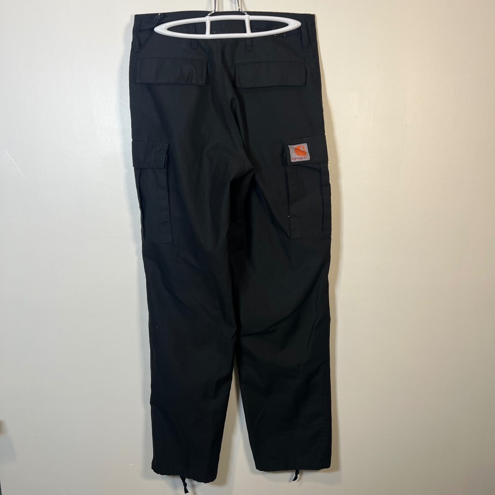 Carhartt Mens Nylon Cargo Pants Black Gorpcore Utility Streetwear 32x31